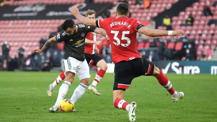 Lịch ph&aacute;t s&oacute;ng trực tiếp b&oacute;ng đ&aacute; 2/2: MU vs Southampton