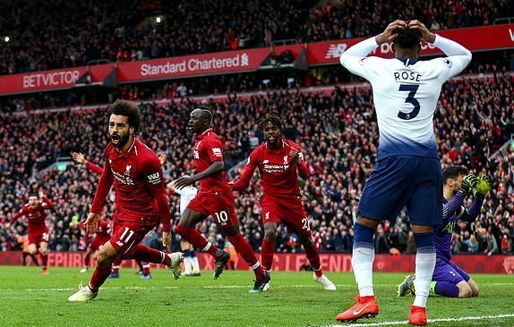 Trực tiếp Ngoại hạng Anh v&ograve;ng 32: Liverpool vs Tottenham, 22h30 ng&agrave;y 31/3