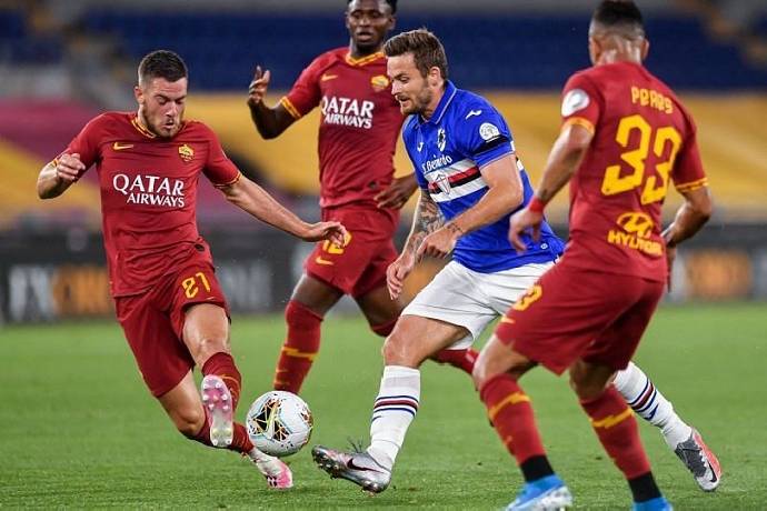 Nhận định, soi k&egrave;o Roma vs Sampdoria, 23h ng&agrave;y 2/4