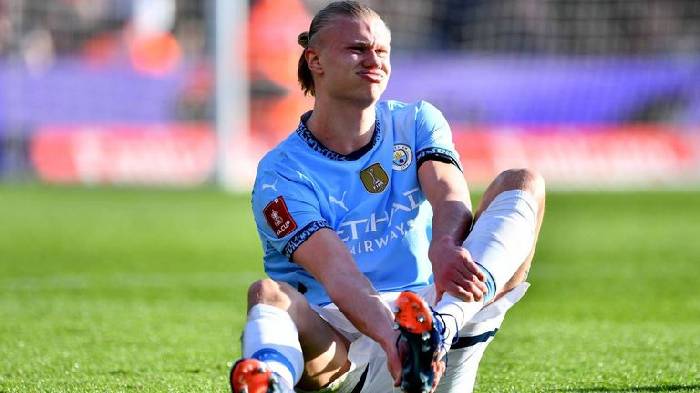 Haaland c&oacute; nguy cơ nghỉ hết m&ugrave;a, Man City lo sốt v&oacute;