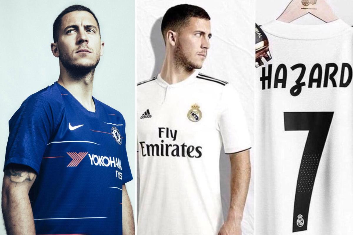 Tiết lộ số &aacute;o của Hazard tại Real Madrid