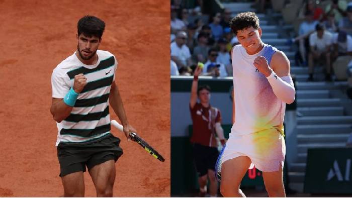 Link xem tennis Alcaraz vs Shelton, V&ograve;ng 4 Roland Garros - 19h00 ng&agrave;y 1/6