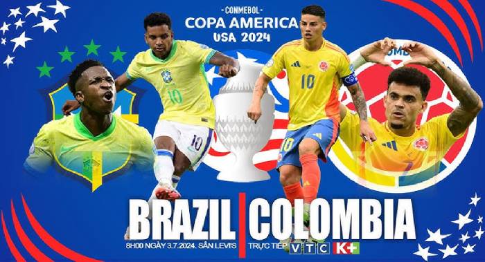 Nhận định, soi k&egrave;o Brazil vs Colombia, 8h00 ng&agrave;y 3/7: Selecao v&agrave;o phom