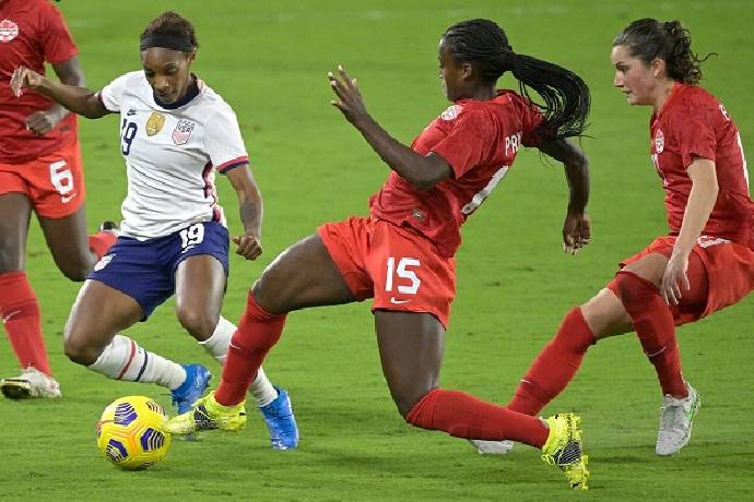 Ph&acirc;n t&iacute;ch k&egrave;o hiệp 1 Nữ Mỹ vs Nữ Canada, 15h00 ng&agrave;y 2/8