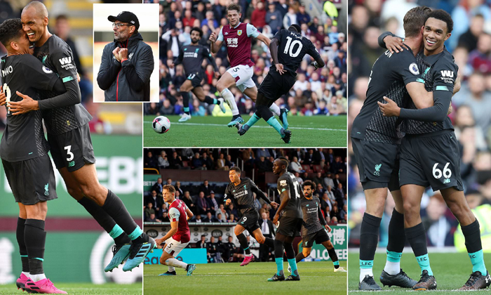 V&ugrave;i dập Burnley, Liverpool lập kỷ lục Ngoại hạng Anh