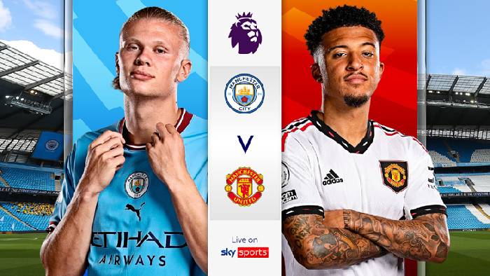 So s&aacute;nh gi&aacute; trị đội h&igrave;nh Man City vs MU: Xanh lấn Đỏ