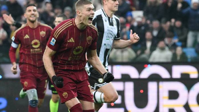 Si&ecirc;u m&aacute;y t&iacute;nh dự đo&aacute;n Udinese vs AS Roma, 02h45 ng&agrave;y 3/2