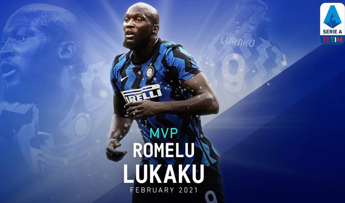 Lukaku gi&agrave;nh giải Cầu thủ xuất sắc nhất Serie A th&aacute;ng 2/2021