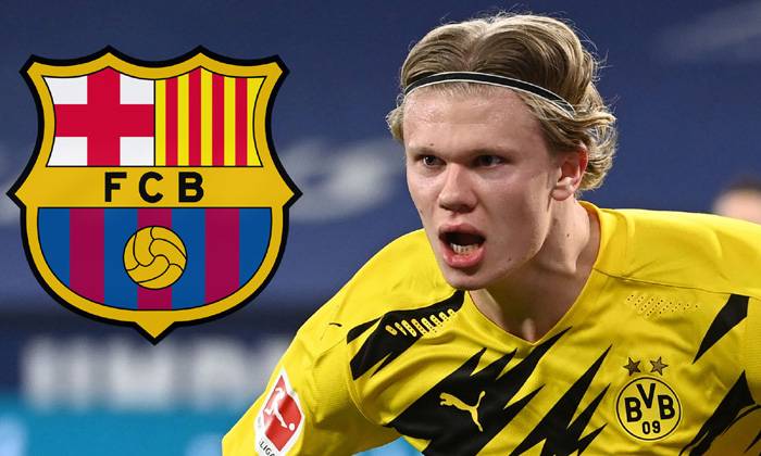 Dortmund l&ecirc;n tiếng về việc đại diện của Erling Haaland đ&agrave;m ph&aacute;n với Barcelona