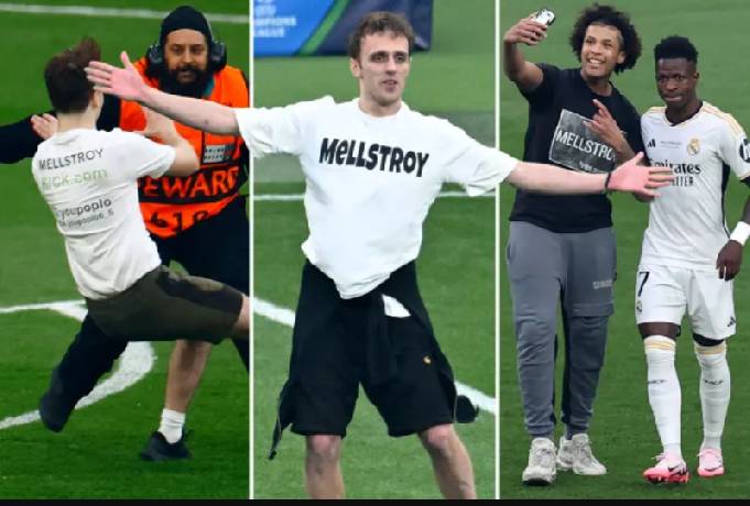 CĐV lao xuống s&acirc;n l&agrave;m loạn trận chung kết c&uacute;p C1 ch&acirc;u &Acirc;u