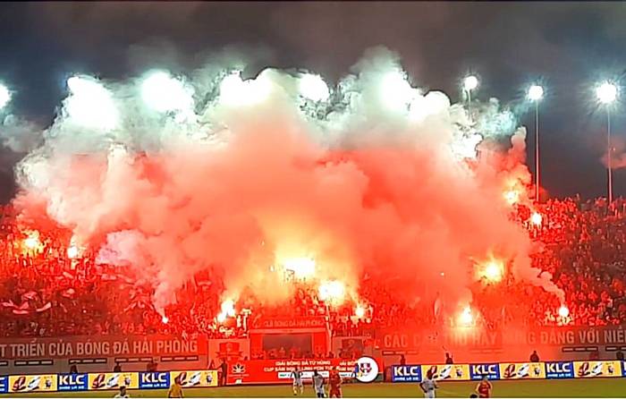 Đội h&igrave;nh ra s&acirc;n ch&iacute;nh thức Hải Ph&ograve;ng vs S&agrave;i G&ograve;n, 18h ng&agrave;y 2/7