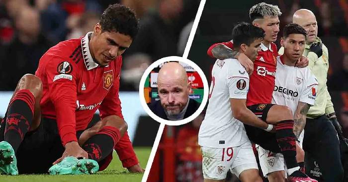 Varane, Martinez li&ecirc;n tục chấn thương, M.U chốt vội đ&aacute; tảng 40 củ