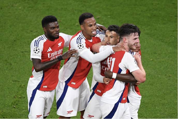 Kết quả c&uacute;p C1 đ&ecirc;m qua: Arsenal thắng PSG, Barcelona thắng đậm