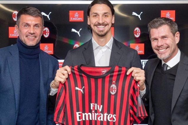 Ibrahimovic nhận số &aacute;o lạ trong ng&agrave;y k&yacute; hợp đồng với AC Milan