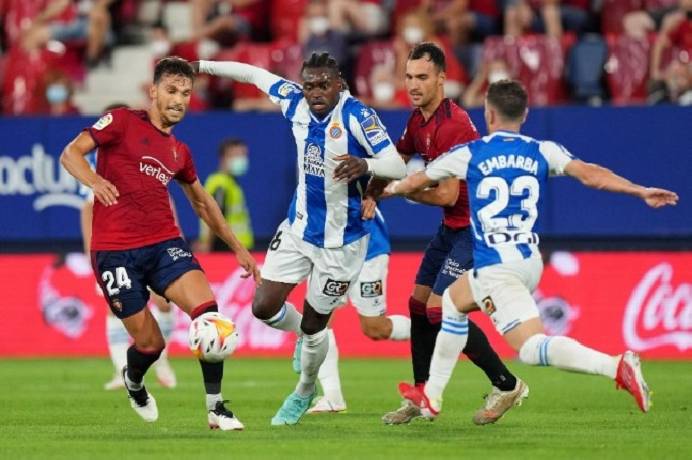 Ph&acirc;n t&iacute;ch k&egrave;o hiệp 1 Espanyol vs Osasuna, 20h ng&agrave;y 4/2