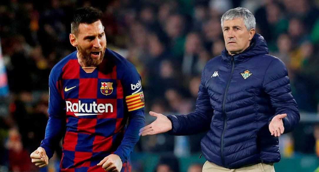 Barca bạo loạn: HLV Quique Setien l&eacute;p vế trợ l&yacute;, kh&ocirc;ng được l&ograve;ng Messi