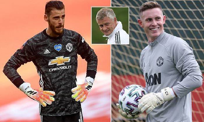 Solskjaer kh&oacute; xử với Dean Henderson v&agrave; De Gea