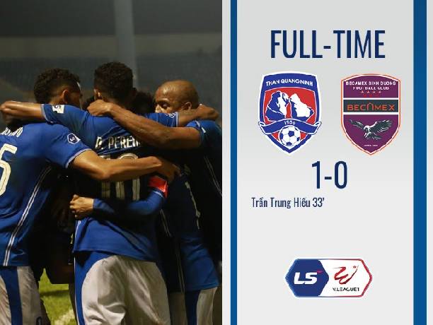 Video Than Quang Ninh 1-0 B&igrave;nh Dương: Chiến thắng thứ 3 li&ecirc;n tiếp