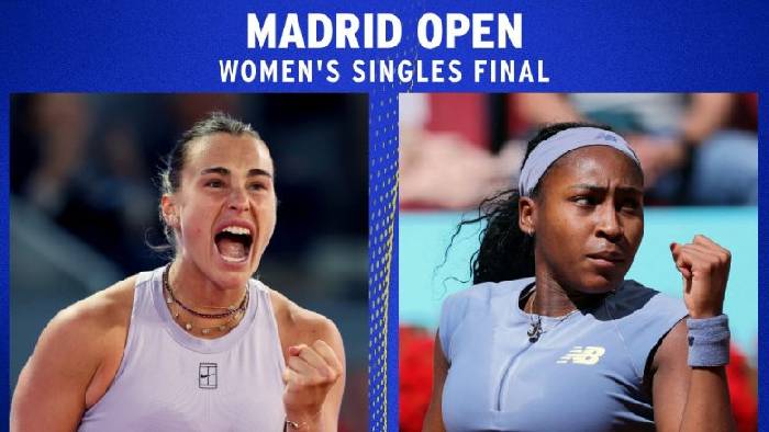 Xem Chung kết Madrid Open 2025 - Sabalenka vs Gauff ở đ&acirc;u, tr&ecirc;n k&ecirc;nh n&agrave;o?