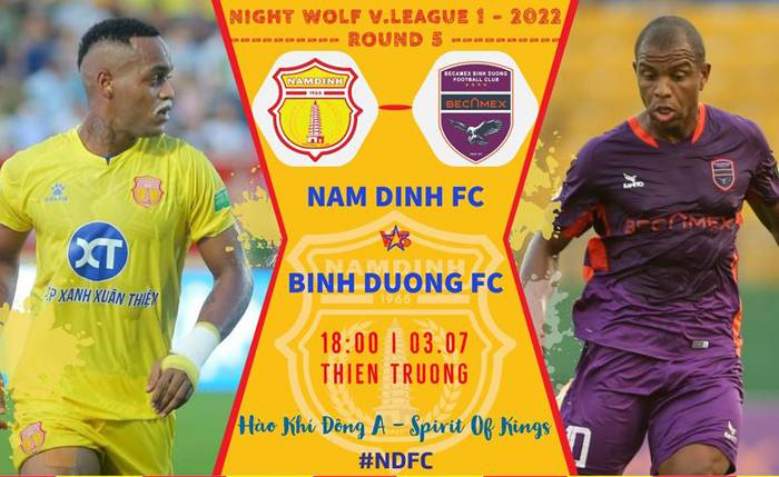 Đội h&igrave;nh ra s&acirc;n ch&iacute;nh thức Nam Định vs B.B&igrave;nh Dương, 18h ng&agrave;y 3/7 (cập nhật)