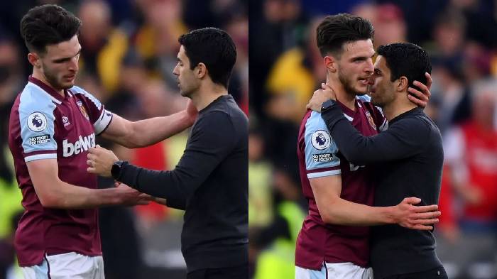H&eacute; lộ: HLV Mikel Arteta 'cưa đổ' Declan Rice chỉ bằng 1 c&acirc;u n&oacute;i