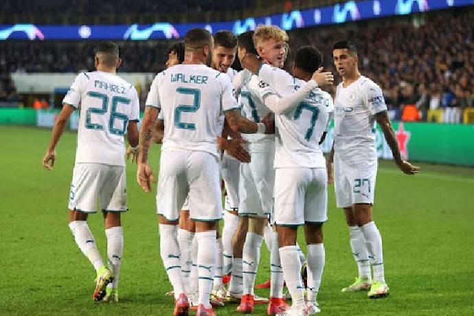 Đội h&igrave;nh ra s&acirc;n ch&iacute;nh thức Man City vs Club Brugge, 3h ng&agrave;y 4/11