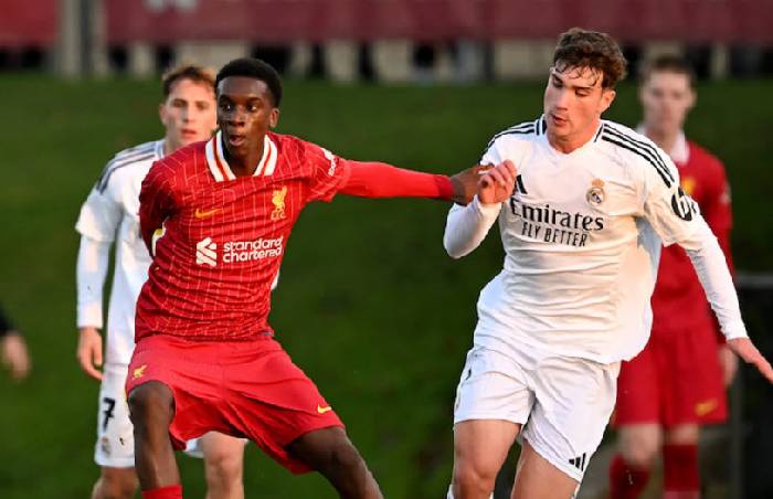 Nhận định, soi k&egrave;o U19 Liverpool vs U19 Real Madrid, 22h00 ng&agrave;y 4/11: Rượt đuổi m&atilde;n nh&atilde;n