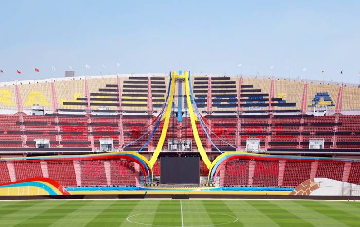 S&acirc;n Rajamangala hỏng đ&egrave;n chiếu s&aacute;ng ngay ng&agrave;y mở m&agrave;n SEA Games 33