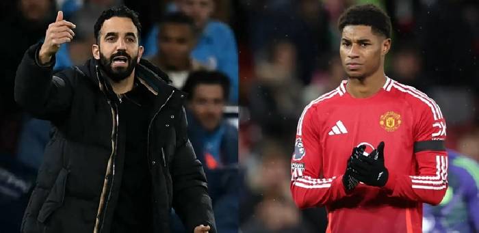 HLV Ruben Amorim bị chỉ tr&iacute;ch v&igrave; để Rashford rời MU