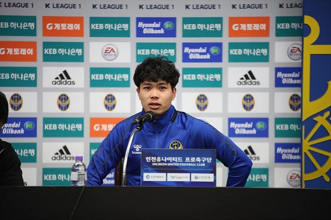 C&ocirc;ng Phượng h&eacute; lộ cảm x&uacute;c lần đầu được đ&aacute; ch&iacute;nh tại K-League