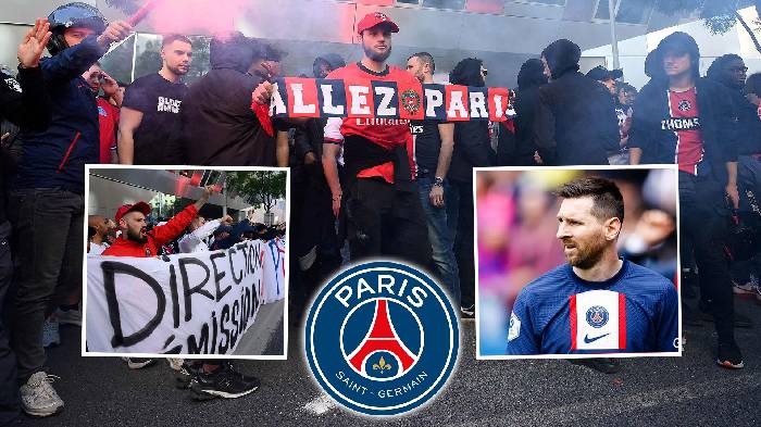 CĐV xếp h&agrave;ng biểu t&igrave;nh lăng mạ Messi, PSG ch&iacute;nh thức l&ecirc;n tiếng