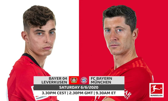 Dự đo&aacute;n Leverkusen vs Bayern Munich (20h30 6/6) bởi Football Predictions