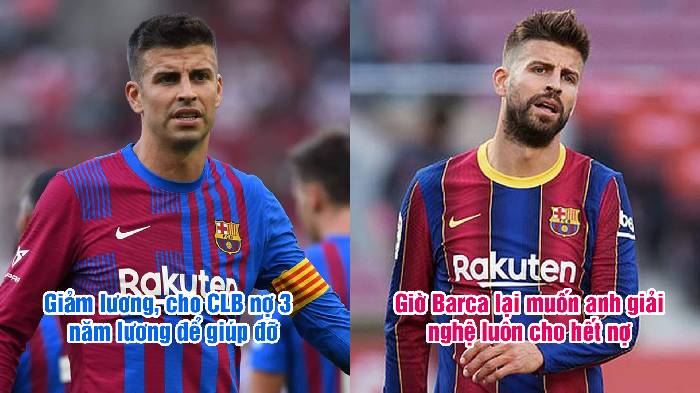 Barca mong Pique giải nghệ sớm để kh&ocirc;ng phải trả nợ khiến CĐV phẫn nộ