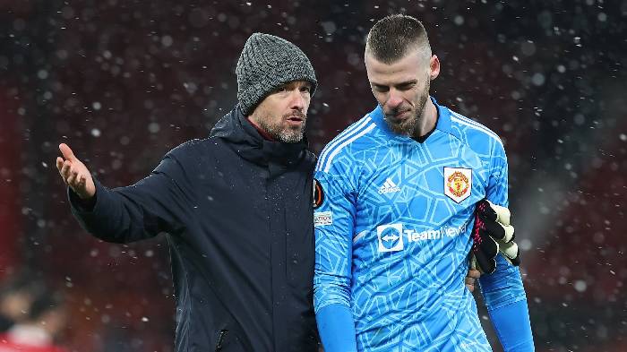 De Gea bị c&aacute;c huyền thoại thi nhau chỉ tr&iacute;ch, Ten Hag n&oacute;i g&igrave;?