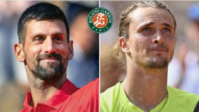 Nhận định tennis Djokovic vs Zverev, Tứ kết Roland Garros - 1h15 ng&agrave;y 5/6