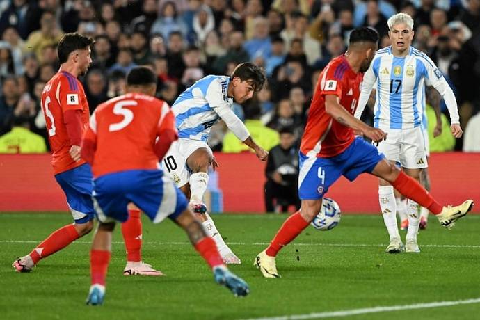 Soi k&egrave;o phạt g&oacute;c Chile vs Argentina, 8h00 ng&agrave;y 6/6