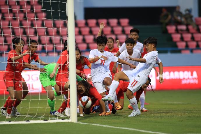 Ph&acirc;n t&iacute;ch tỷ lệ hiệp 1 Nữ Đ&ocirc;ng Timor vs nữ Myanmar, 15h ng&agrave;y 5/7