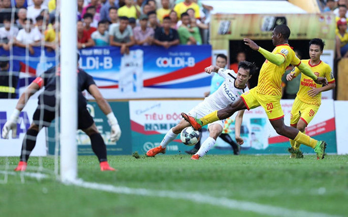 Kết quả Nam Định vs HAGL. Kết quả v&ograve;ng 19 V.League 2019