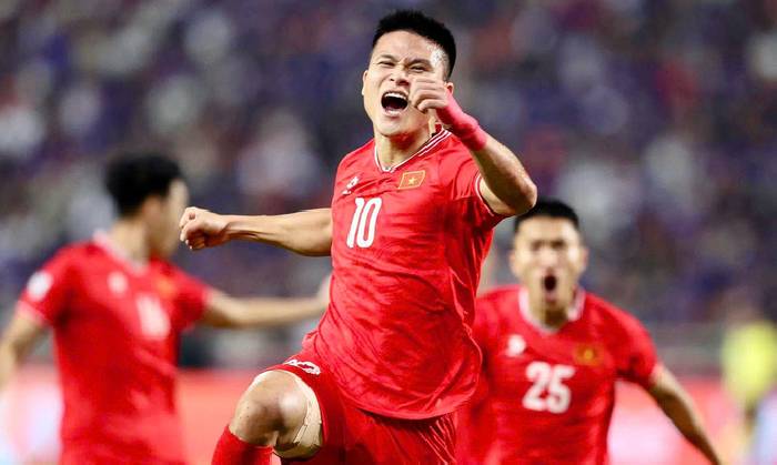 Thắng nghẹt thở Th&aacute;i Lan, tuyển Việt Nam v&ocirc; địch AFF Cup 2024