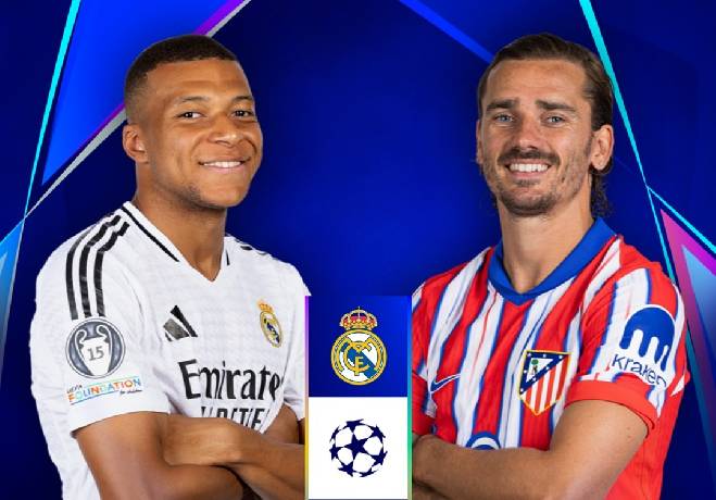 Link xem trực tiếp Real Madrid vs Atletico Madrid v&ograve;ng 1/8 C&uacute;p C1 ch&acirc;u &Acirc;u 03h00 ng&agrave;y 5/3