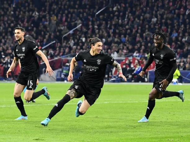 Đội h&igrave;nh ra s&acirc;n ch&iacute;nh thức Benfica vs Liverpool, 2h ng&agrave;y 6/4