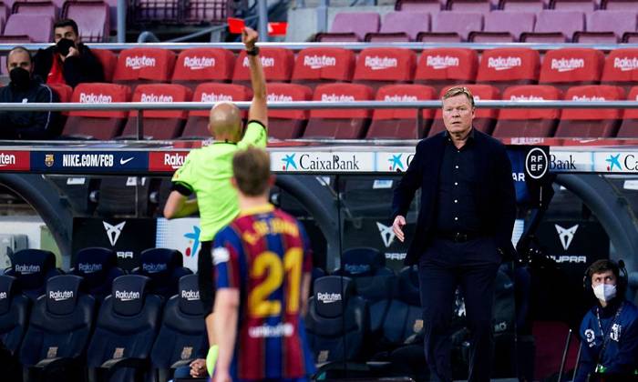 Barcelona kh&aacute;ng c&aacute;o tới c&ugrave;ng cho HLV Ronald Koeman