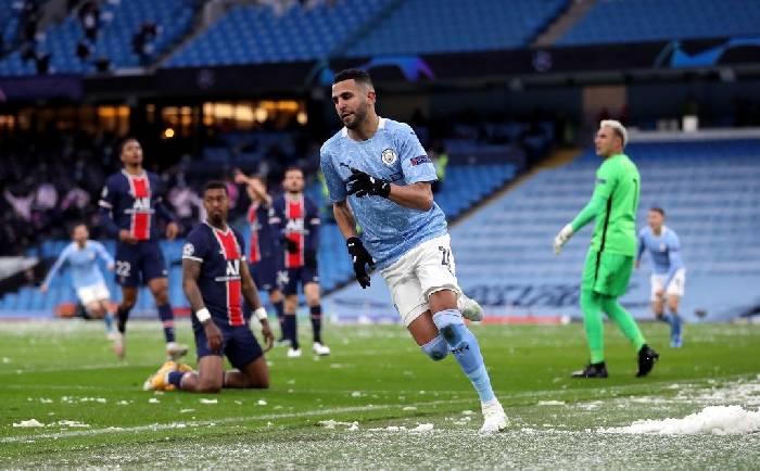 Riyad Mahrez 'x&aacute;t muối v&agrave;o nỗi đau' của PSG