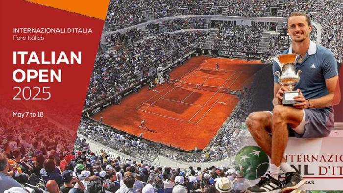 Nh&agrave; v&ocirc; địch giải tennis Rome Masters 2025 nhận bao nhi&ecirc;u tiền thưởng?