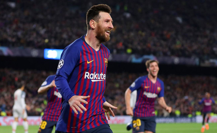 Đ&aacute;nh bại Ronaldo, Messi đoạt giải B&agrave;n thắng đẹp nhất C&uacute;p C1 2018/19
