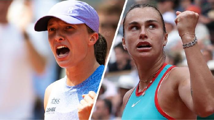 Nhận định tennis Sabalenka vs Swiatek, B&aacute;n kết Roland Garros - 20h00 ng&agrave;y 5/6