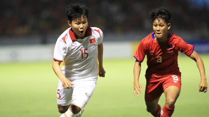 Soi k&egrave;o phạt g&oacute;c nữ Việt Nam vs nữ Campuchia, 18h ng&agrave;y 7/7