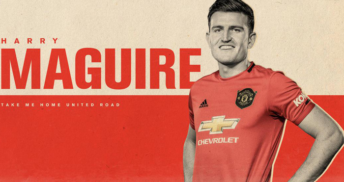 MU CH&Iacute;NH THỨC chi&ecirc;u mộ th&agrave;nh c&ocirc;ng Harry Maguire