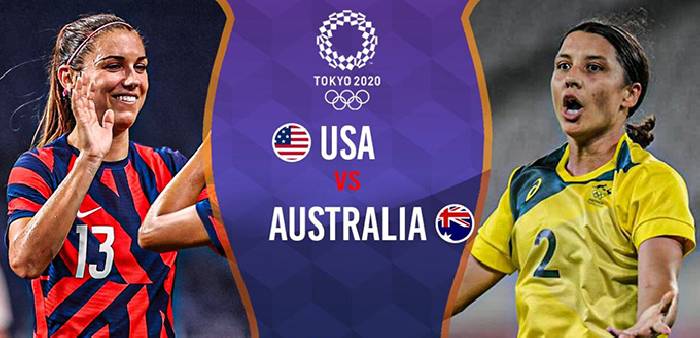 Soi k&egrave;o phạt g&oacute;c Nữ Australia vs Nữ Mỹ, 15h ng&agrave;y 5/8