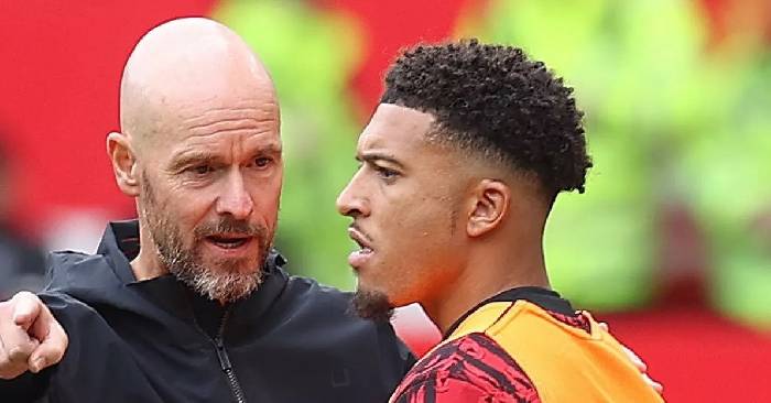 Sốc! Sancho tiếp tục c&oacute; h&agrave;nh động đi v&agrave;o 'l&ograve;ng đất' với Ten Hag
